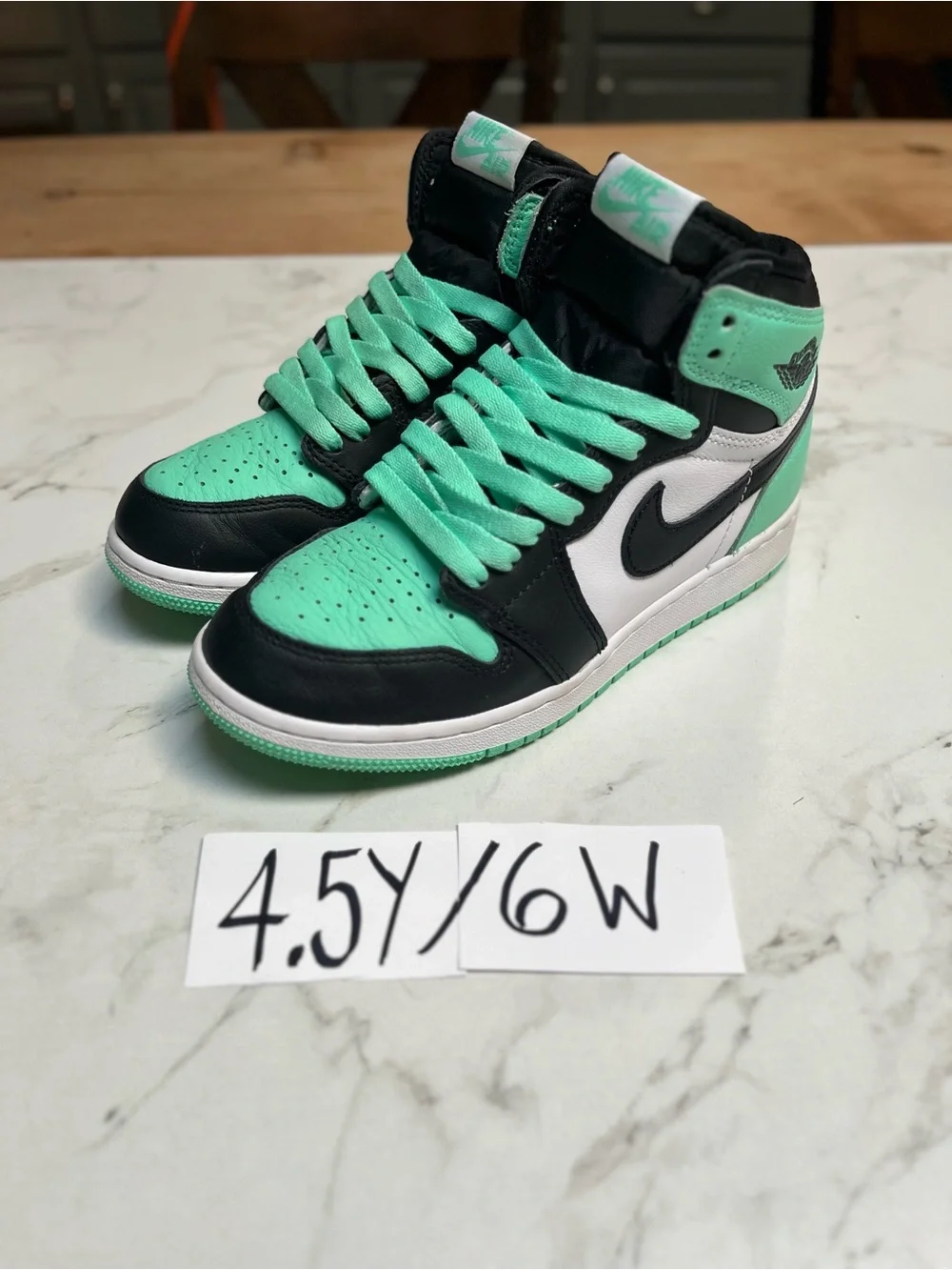 Nike Kids Air Jordan 1 High OG - Mint Green/Black/White
